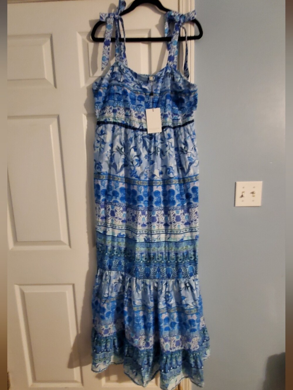 NWT $285 Hale Bob Maxi Maxi Sun Dress Size XL
